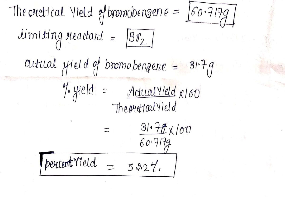 Answered A student reacts benzene C6H6 with bartleby